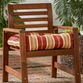thumbnail image 3 of Greendale Home Fashions Tufted Outdoor 20'' x 20'' Seat Cushion, Roma Stripe, 3 of 9