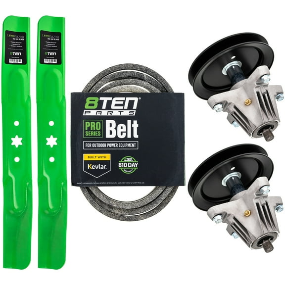 8TEN Blade Belt Spindle Kit for Cub Cadet MTD 42 inch RZT42 MK1005716