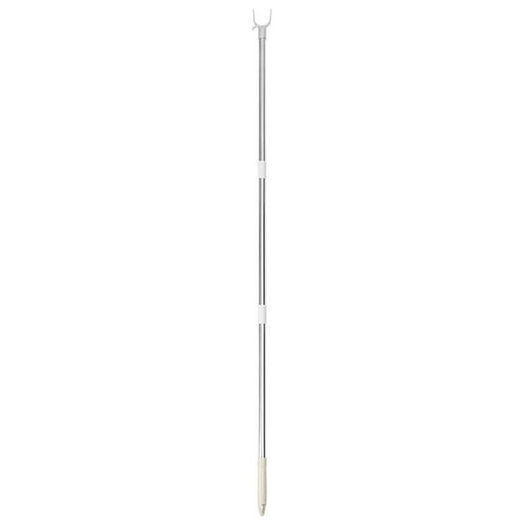 EASTIN Pole Closet Hook Reach Stick Retractable Long Rod Clothing Adjustable Garment Telescoping Shepherds Blind Disc Extending