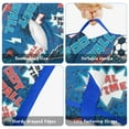 thumbnail image 6 of Blue Soccer Elements Pattern Toddler Nap Mats for Kids Preschool,Sleeping Mat Bag or Kids,Toddler Sleeping Bag,Toddler Nap Mat or Daycare, 6 of 6