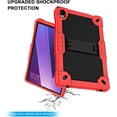 thumbnail image 4 of SOATUTO case for FITIFUN/Tedupee/PUTECCH 10.1 inch Tablet with Shoulder Strap Hard Back Hybrid Shockproof Kids Friendly Case (Red/Black), 4 of 5