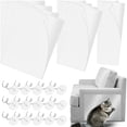 thumbnail image 1 of MesaSe 10 Pcs Ruban Anti-Rayures pour Chat Transparent PVC Anti-Rayures pour Meubles Invisible Auto-Adhésif Résistant pour Lit Canapé Porte Chaises 17 x 6/, 1 of 10