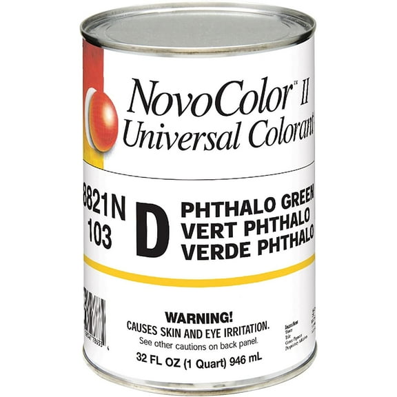 Valspar 211423 NovoColor II Colorant Zero VOC 8821N D Phthalo Green, Quart