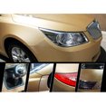 thumbnail image 3 of EXHUMKY 1Set Gold 3D Carbon Fiber Sticker for Car Vinyl Wrap Protective Shape 50x11.8 Inch, 3 of 7