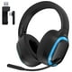 thumbnail image 1 of Ecomoment Audífonos Inalámbricos para Juegos para PS5, PC, Switch, Mac con Bluetooth 5.4, Audífonos PS5 USB de 2.4GHz con Micrófono, Audífonos para Juegos con Luz RGB, 70H de Duración de Batería, Neg, 1 of 7