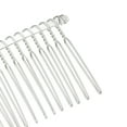 thumbnail image 6 of Vocoste 4 Pcs No Slip Hair Side Combs Accessories Metal Silver Tone 1.97"x1.57", 6 of 6