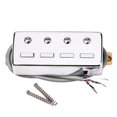thumbnail image 1 of EeaseCA 4 Core Wire Copper Cover Bass Sealed Humbucker Pickups for 4 String Bass (Silver), 1 of 7