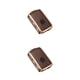 thumbnail image 1 of Sidaley Estuche de cuero para llave de 3 botones para automóvil Protector de cubierta para llaves de vehículo desmontable Type2 NO2, 1 of 6