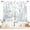 Coastal-02, variant on Coastal Curtains, Beach Theme Nautical Sea Turtle Starfish Seashell Seahorse Blackout Drapes for Bedroom Living Room Kids Room Bathroom Kitchen Window Treatments 2 Panel Sets, 84"x63" Inch