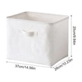 thumbnail image 3 of Fmbmuo Foldable Storage Basket With Handle , Storage Containers For Clothes Diamond Art Storage For Wardrobe Shelf Nursery Bedroom Living Room, 3 of 6