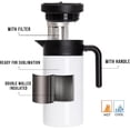 thumbnail image 3 of Sublimation Straight Thermal Coffee Carafe Pot Tumblers Blanks White 1.5 Liter 50 OZ Large Insulated Stainless Steel Vaccum Flask with Filters for Sublimation Oven Print 2 Pack, 3 of 7