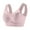 Pink, variant on Large Strapless Lace Tank Top Bra, Thin Side Fold Side Breast Gather Adjustable Bra, Soft Breathable, Made Of Nylon & Spandex, 1pc, Bras for Women Beige 5XL