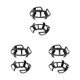 thumbnail image 5 of Seitruly Paquete de 2 VR Game Controller Anillo protector Anti-colisión Liberación rápida Protector a prueba de golpes Reemplazo de piezas Type4 NO4, 5 of 6