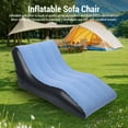 thumbnail image 4 of Fauteuil Sofa Gonflable en PVC Floqué, Fauteuil Gonflable Portable Auto-Gonflant Canapé-Lit Fauteuil de Repos Chaise Longue Confortable pour Dormir Canapé-Lit de Camping pour Usage Extérieur et Intérieur, 4 of 7