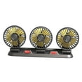 thumbnail image 2 of Car Fan 3 Head Automobile Vehicle Fan Auto Car Fans, Air Circulation Fan, for Truck 12V, 2 of 8