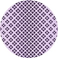 thumbnail image 1 of Ahgly Company Machine Washable Indoor Square Transitional Rebecca Purple Area Rugs, 3' Square, 1 of 7