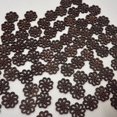 thumbnail image 6 of 80 Vintage 2 Holes Wooden Buttons Flower Flat Back Sewing Craft Scrapbooking, 6 of 8