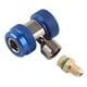 thumbnail image 1 of Adaptador de acoplador de aire acondicionado con conector rápido de baja presión y alta presión R134A/C, extractor de núcleo de válvula (azul), 1 of 12