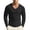 Black, variant on Long Sleeve Undershirt Men Lightweight V Neck Loose Casual Plain Shirt Base Layer Tees