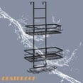 thumbnail image 3 of 2-Tier Over-the-Door Shower Organizer – Rust-Resistant Metal Storage Rack for Bathroom Essentials, 3 of 6
