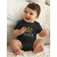 thumbnail image 3 of Tstars Boys Pregnancy Announcement Baby Shower Gift for Baby Shower Prince Crown Gift for Baby Boy Baby Brother Infant Birthday Gifts Cute Newborn Party Baby Bodysuit, 3 of 6