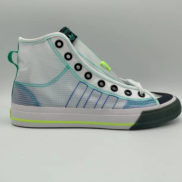 Ad-id-as Orginals Nizza HI RF FY3093 Casual Shoes White/Blue Mens Size 8.5
