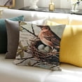 thumbnail image 3 of SHANXI are Sitting on The Branch Decorative Throw Pillow Cushion Cover Design Pillow Case Home Sofa Pillowcase Pillowslip 18x18in, 3 of 5