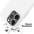 thumbnail image 3 of Entronix Silicone Case for iPhone 15 Pro Max, Protective Cover, White, 3 of 5