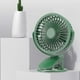 thumbnail image 2 of Portable Desk Fan Clip-on Fan Desktop Cooling Fan USB Rechargeable 3-Speed Adjustable Small Air Cooler Personal Fan for Office Home Use, 2 of 5