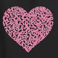 thumbnail image 5 of Wild Bobby, Pink Ribbon Heart, Breast Cancer Awareness, Women Graphic Long Sleeve Tee, Black, Small, 5 of 5
