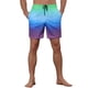 thumbnail image 5 of Pantalones cortos de baño coloridos de verano INSPIRE CHIC para hombres con contraste de color 32 Verde Azul, 5 of 6