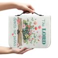 thumbnail image 2 of HELLHERO LORD Paths Book Flower Bible Cover for Men, Portable Bible Covers with Protective for Church Christian Prayer Outdoor Study, 2 of 11