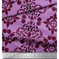 thumbnail image 3 of Soimoi Cotton Duck Fabric Moroccan Damask Printed Craft Fabric by The Yard 42 Inch Wide, 3 of 3