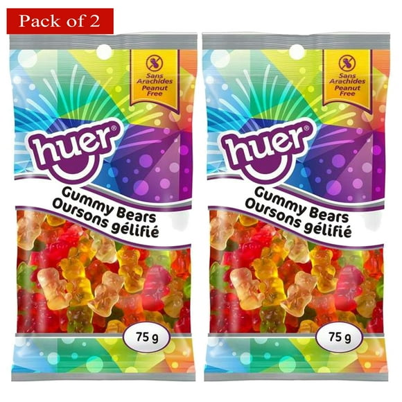 Huer Gummy Bears 75 g (Pack of 2)