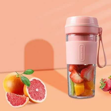 

RKSTN Portable Juicer Cup Mini Juicer Cup for Smoothies Juices and Shakes Portable Juicer Cup with Powerful Motor Suitable for Home Travel Office Outdoor Home Essentials on Clearance