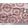 thumbnail image 2 of Soimoi Polyester Crepe Fabric Mandala Kaleidoscope Decor Fabric Printed Yard 42 Inch Wide, 2 of 3