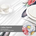 thumbnail image 4 of Coolnut Texture Cheerful Yarn Square Table Runner, Kitchen Table Matching for Daily and Holiday Seasonal Indoor or Outdoor Party (18X108). House Decor, 4 of 7