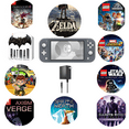 thumbnail image 1 of Nintendo Switch Lite Game Console Action & Adventure Pack - Gray (Refurbished), 1 of 6