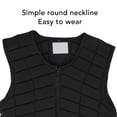 thumbnail image 3 of Equestrian Protector Vest,Professional Zip Closure Unisex Black Equestrian Protector Waistcoat Horse Riding Protective Vest with Extended Padding for Adult, 3 of 7