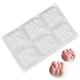 thumbnail image 1 of 6 Cavidades Molde De Pastel 3D, Molde De Horno De Mousse De Silicona Flexible Y Reutilizable, Adecuado Para Dulces, Chocolate, Mermelada, Artesanía De Azúcar, Divertidas, 1 of 8