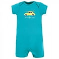 thumbnail image 3 of Hudson Baby Infant Boy Cotton Rompers, Surfer Dude, 3-6 Months, 3 of 5