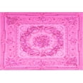 thumbnail image 1 of Ahgly Company Indoor Rectangle Medallion Pink French Area Rugs, 2' x 5', 1 of 4