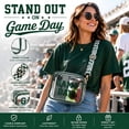 thumbnail image 5 of Game Day Clear Bag for Stadium Events, Clear Crossbody Purse for Women, Small Stadium Bag for Concerts and Sports,Green, 5 of 6