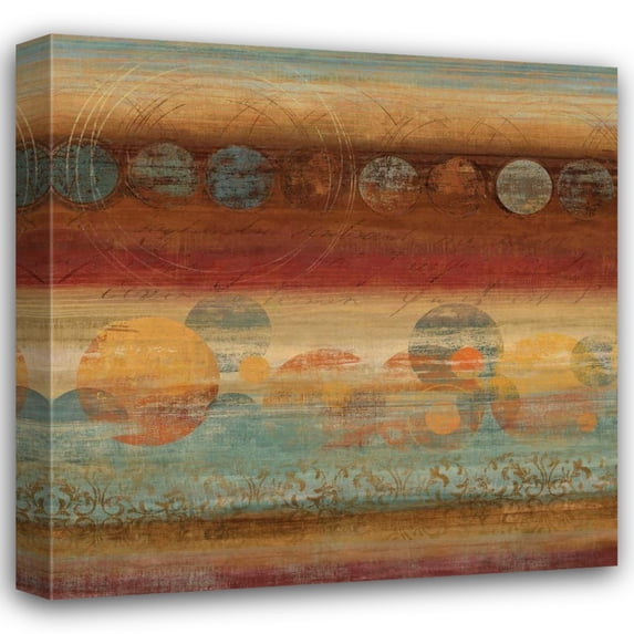 Tom Reeves 36x36 Gallery Wrapped Canvas Wall Art Titled - Pattern Play II