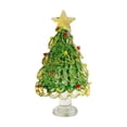 thumbnail image 2 of Mini Handmade Glass Christmas Tree Ornament Crystal Liuli Xmas Decor for Desktop Shelf Window Display Holiday Gift, 2 of 6
