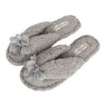 thumbnail image 5 of Jessica Simpson Women's Fluffy Pom Thong House Slide on Slippers with Memory Foam, 5 of 9