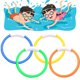 thumbnail image 5 of Accesorios Creativos FLhrweasw para Piscina (anillo Buceo) 4 Uds., 5 of 9