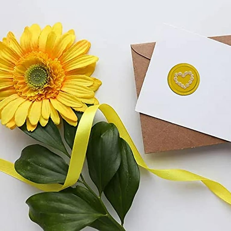 CRASPIRE Thistle Wax Seal Stamp - 30mm Brass Head With Wood Handle For Wedding Invitations