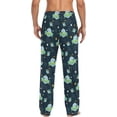 thumbnail image 2 of HPINK-T Mens Sleep Pajama Pants Set Bottoms Capybara Fleece Lounge Sleepwear PJs S, 2 of 7
