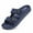 Dark Blue, variant on Summer Women Lightweight Rubber Slippers Clogs Garden Shoes Beach Sandals Indoor Home Slides Soft Free shipping Big Size 43 44 (Black,42)